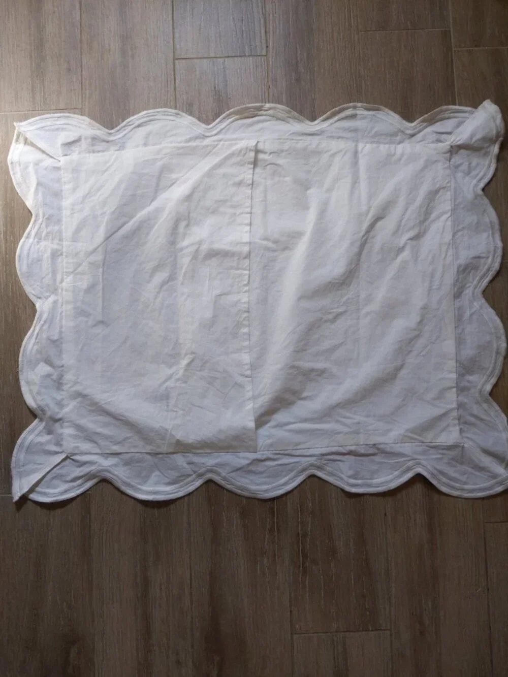 Pottery Barn Teen LoveShackFancy Embroidered Scallop Standard Sham